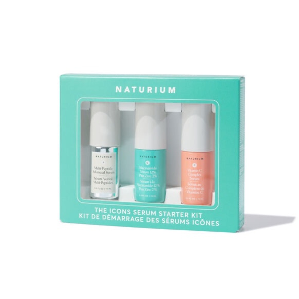 BNIB Naturium The Icons Serum Starter Kit - 3 x 15mL Bestsellers